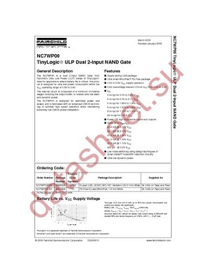 NC7WP00L8X datasheet  